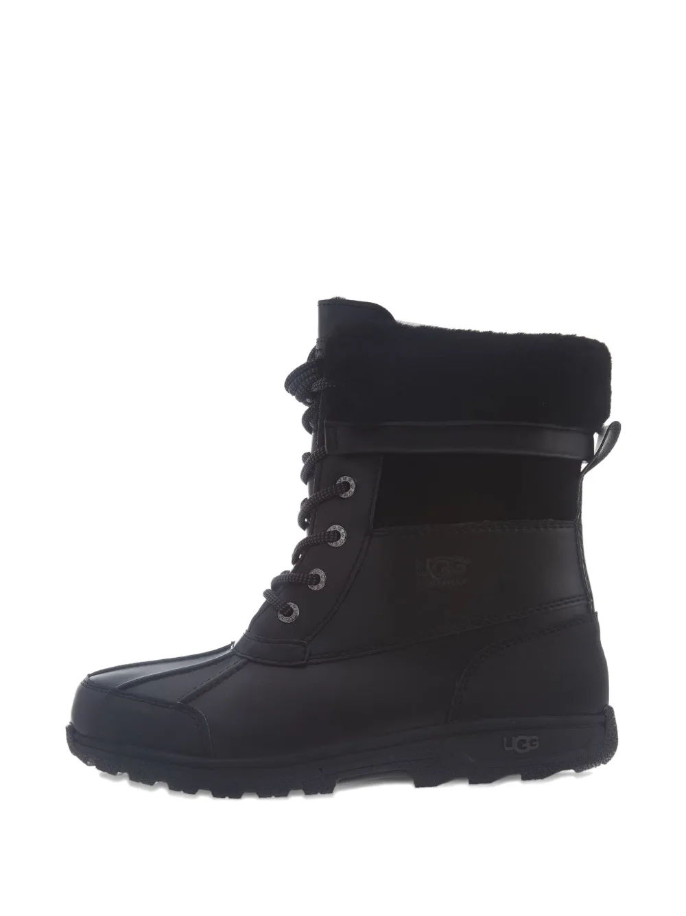 UGG Kids Butte II lace-up boots - Nero
