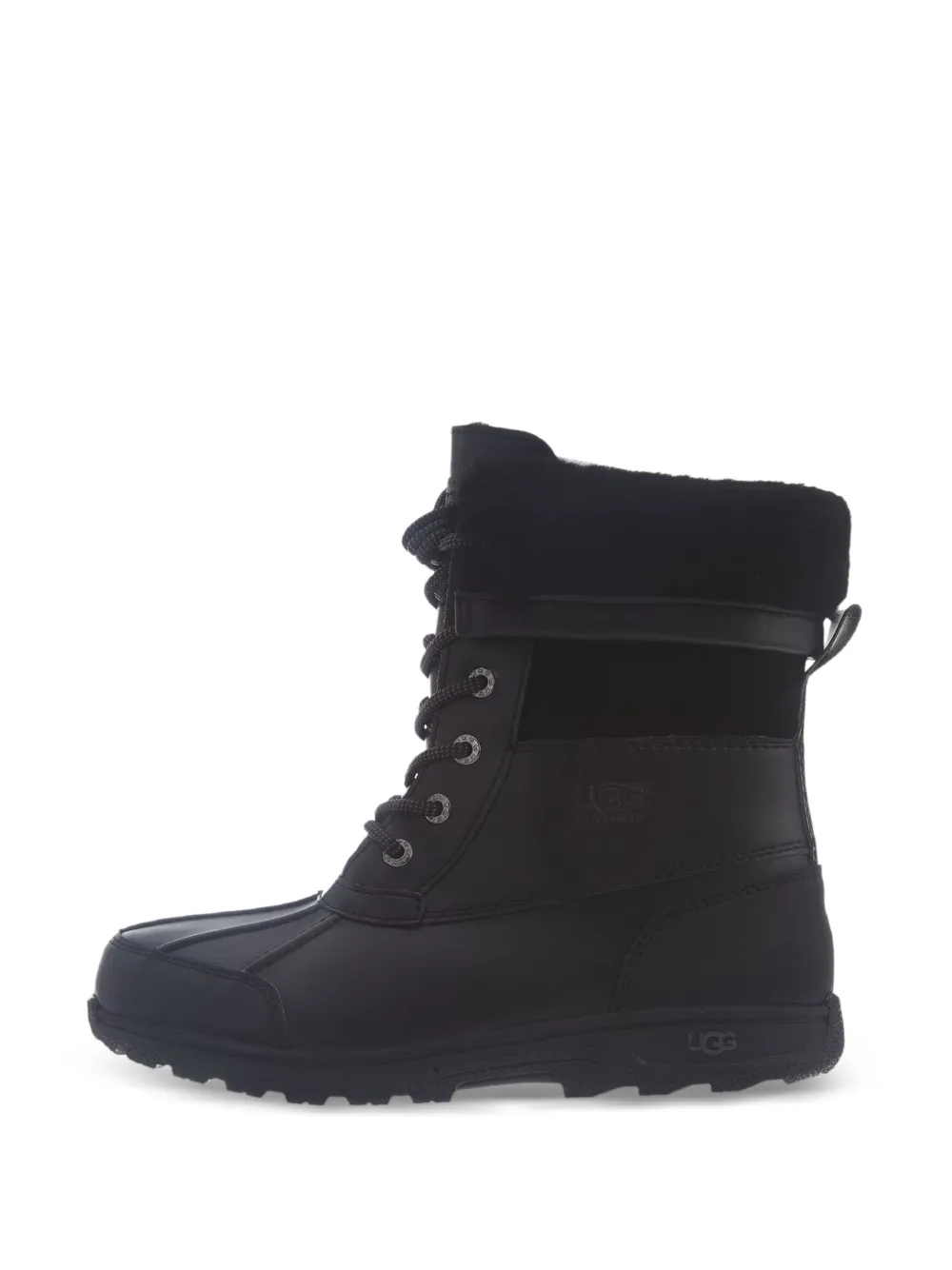 UGG Kids Butte II lace-up boots - Nero