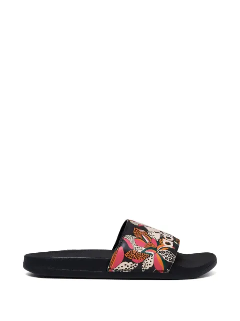 adidas Adilette floral-print slides