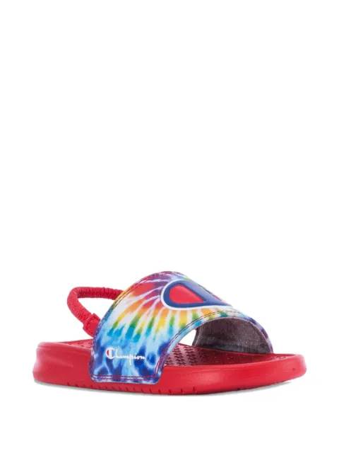 Champion tie-dye-effect sandals