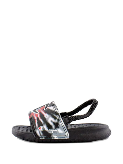 Champion logo-detail sandals