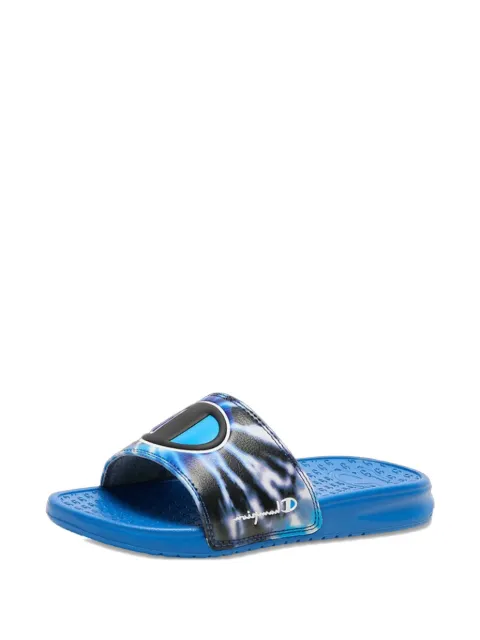 Champion tie-dye-effect slides