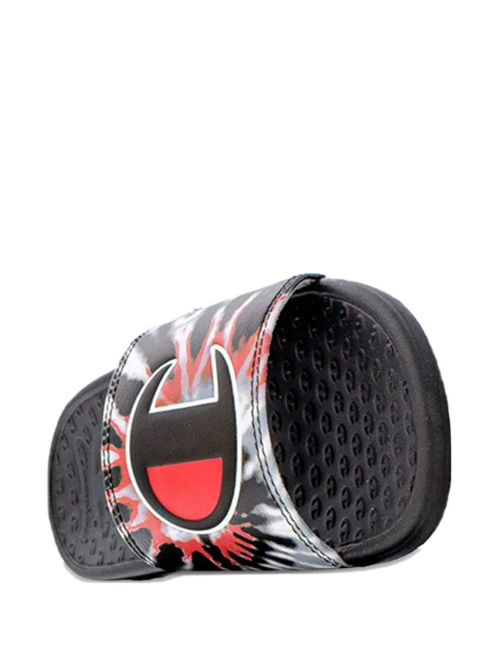 Champion Slippers met tie-dye effect Zwart