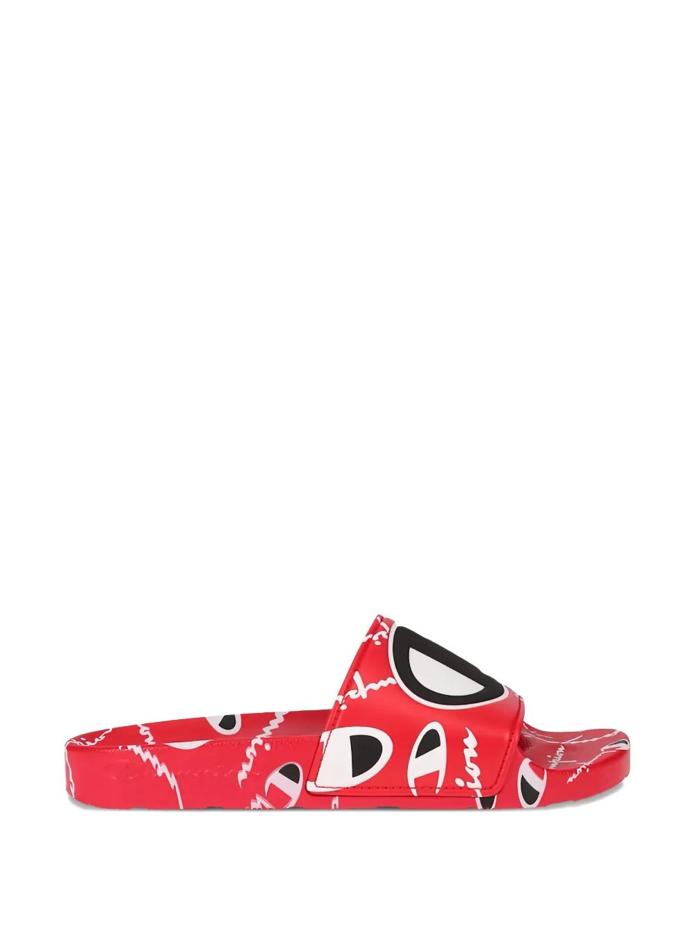Champion Super logo-print slides - Rot