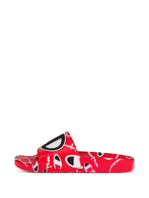 Champion Super logo-print slides