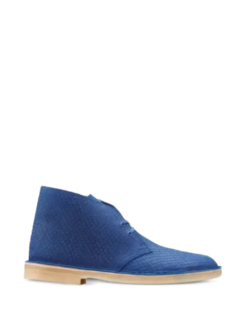 Clarks Originals snake-effect leather desert boots