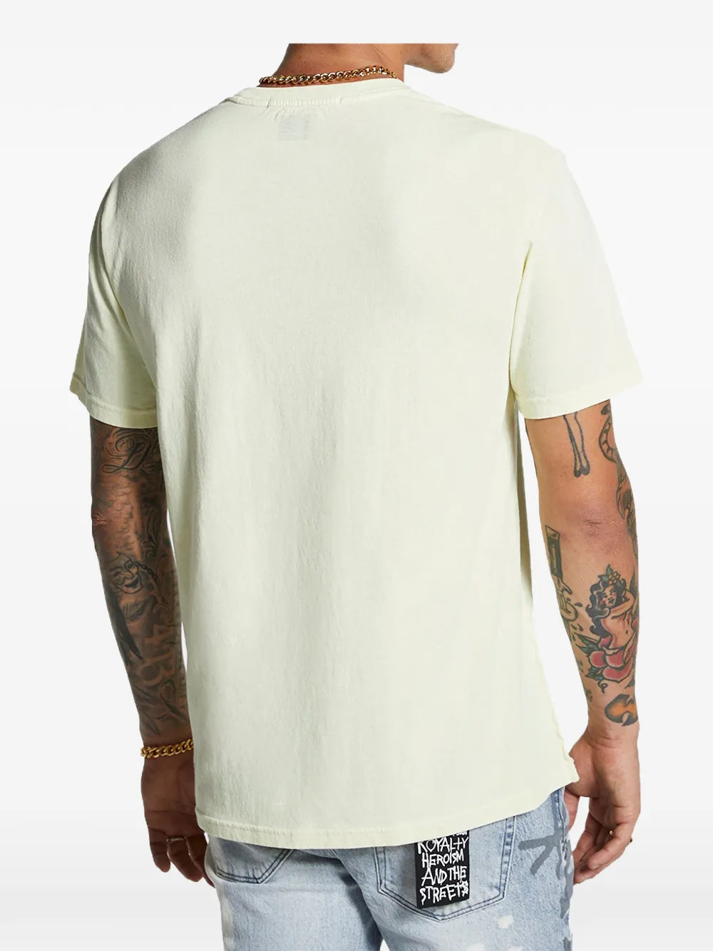 Ksubi Deranged Kash T-shirt met grafische print Geel