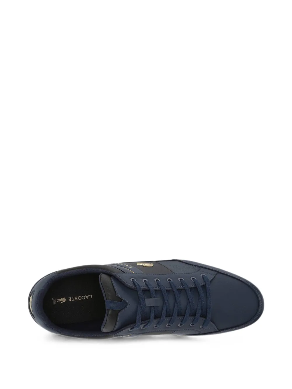 Lacoste Chaymon leren sneakers Blauw