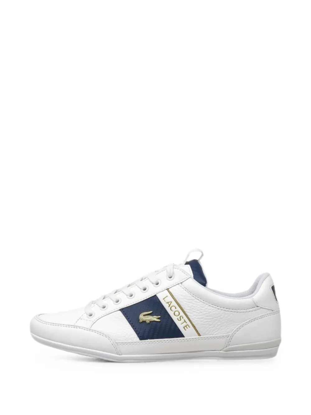 Lacoste Chaymon lace-up leather sneakers - Weiß
