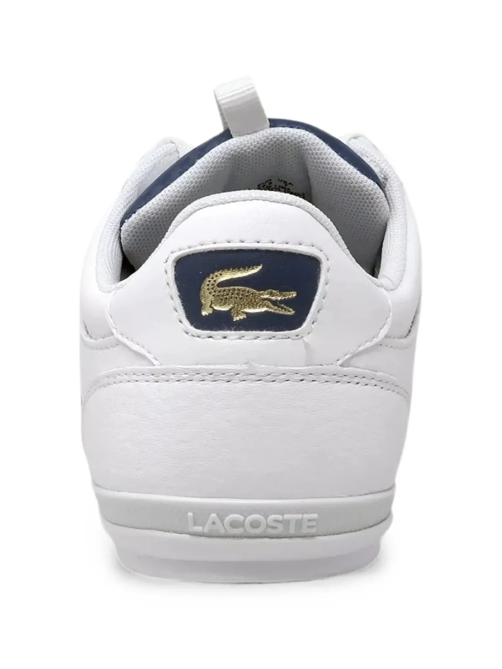 Lacoste Chaymon leren sneakers Wit