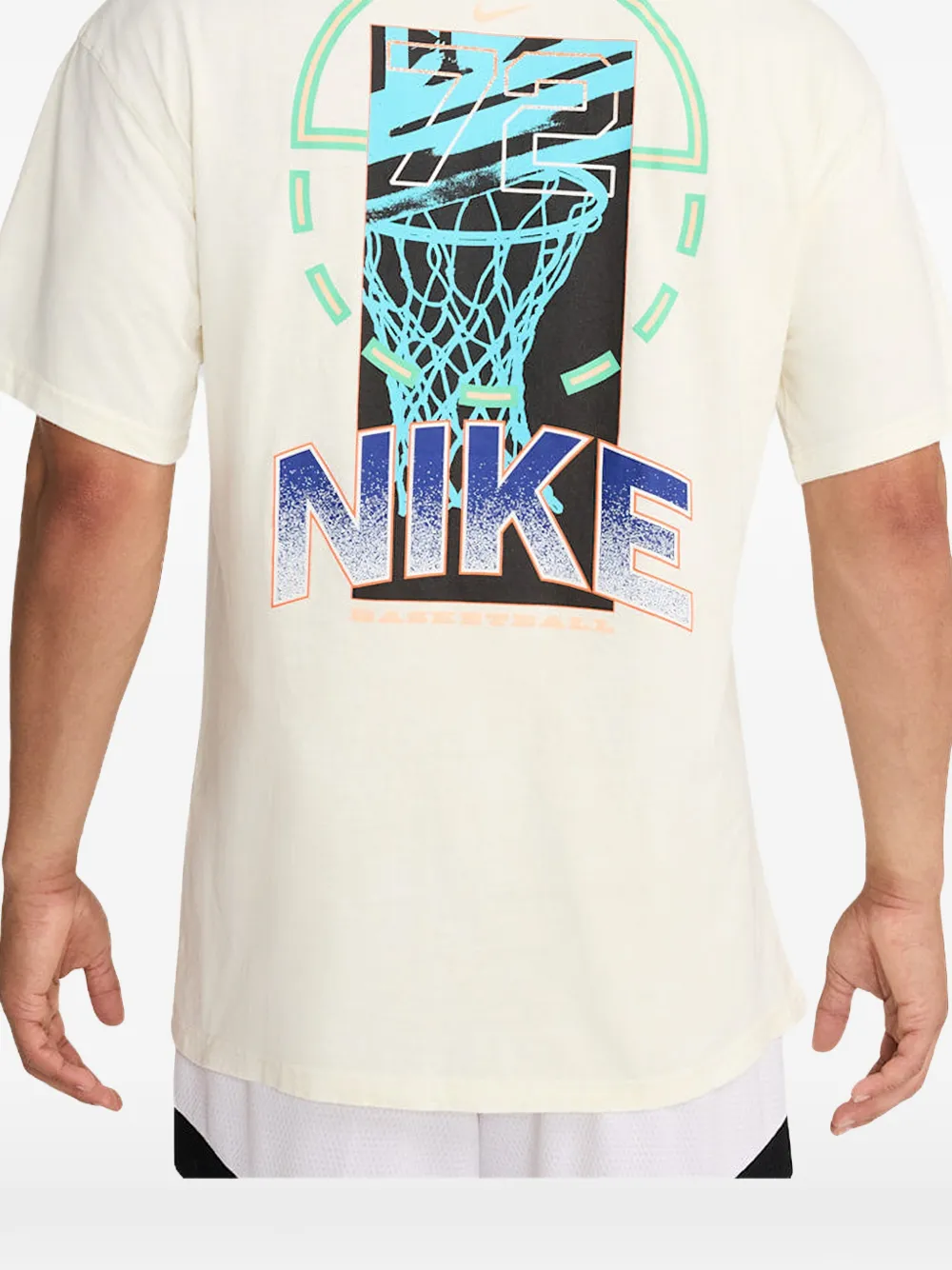 Nike Max90 T-shirt met grafische print Beige