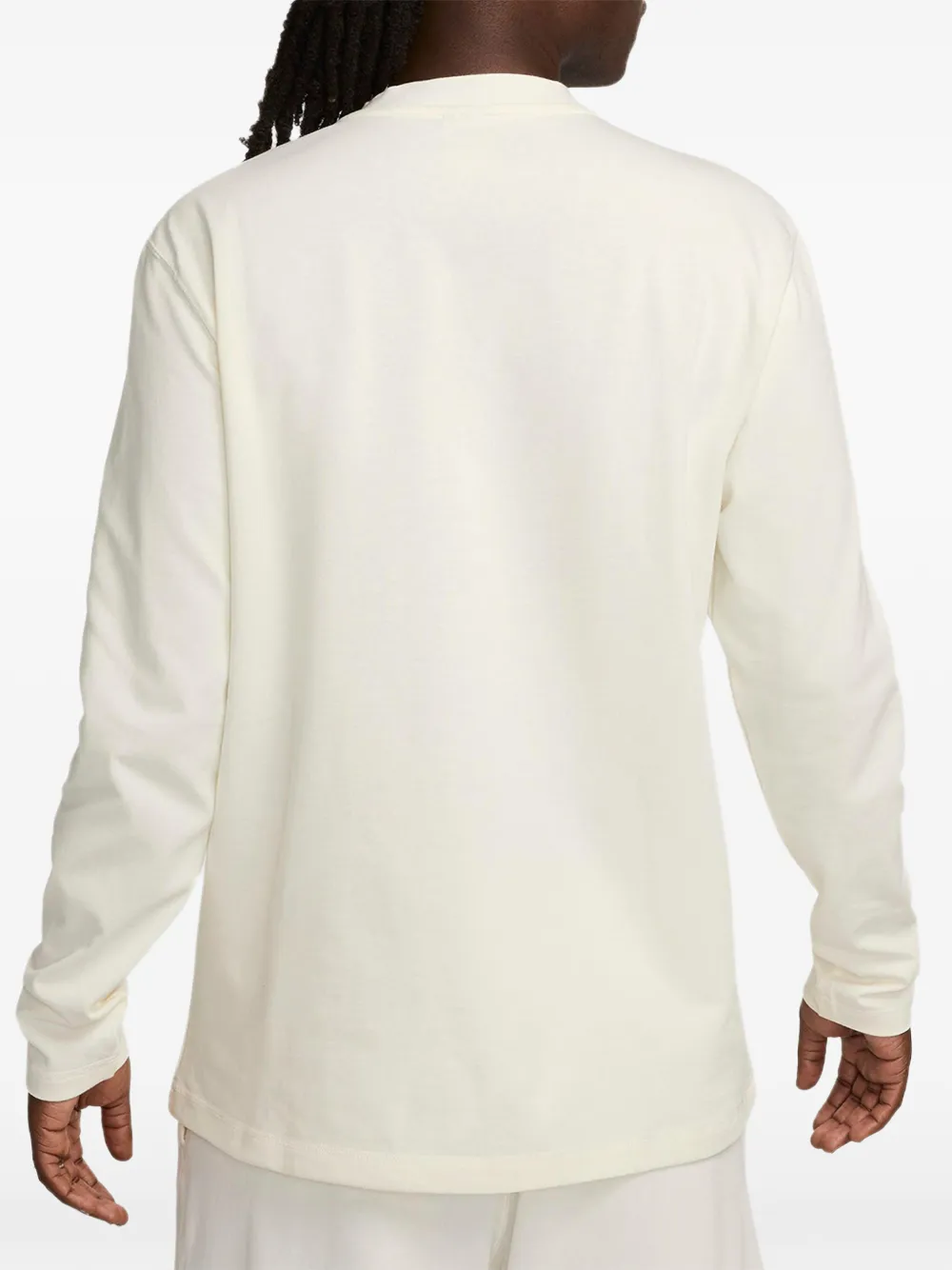Nike Club sweater met lange mouwen Beige