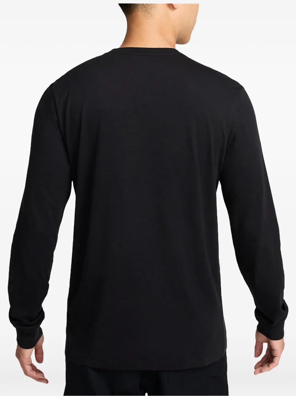 Nike T-shirt met logoprint Zwart