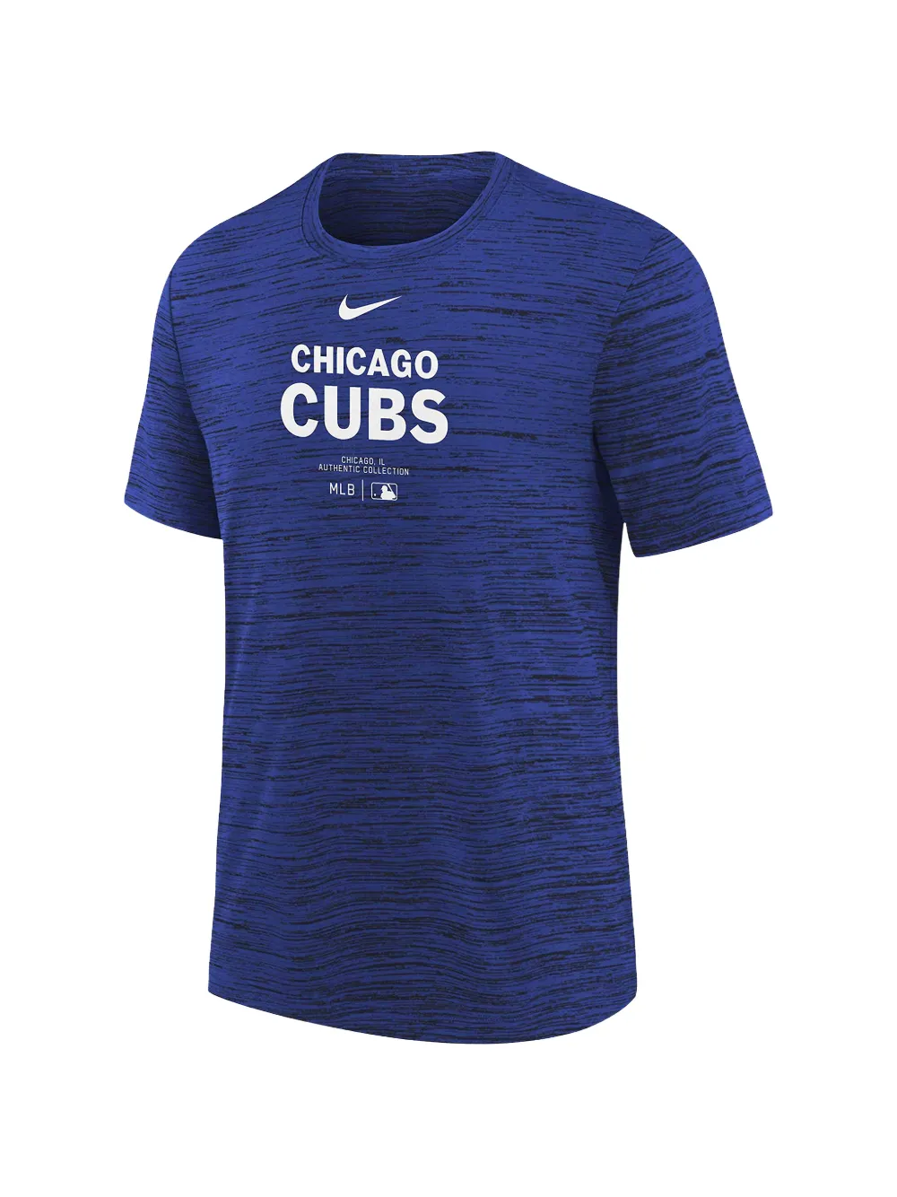 Nike Kids T-shirt Chicago Cubs Practice Performance con logo - Blu