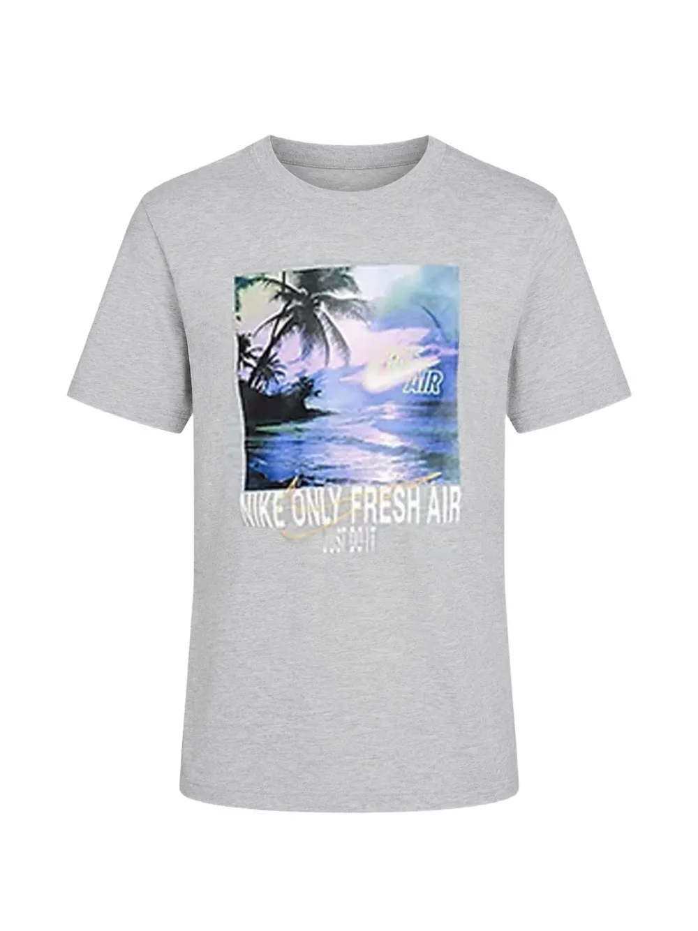 Nike Kids T-shirt Fresh Air con stampa grafica - Grigio