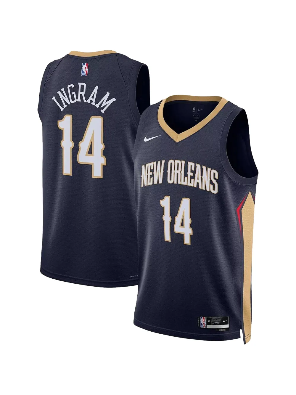 Nike Kids NBA New Orleans Pelicans Ingram Statement jersey Blauw