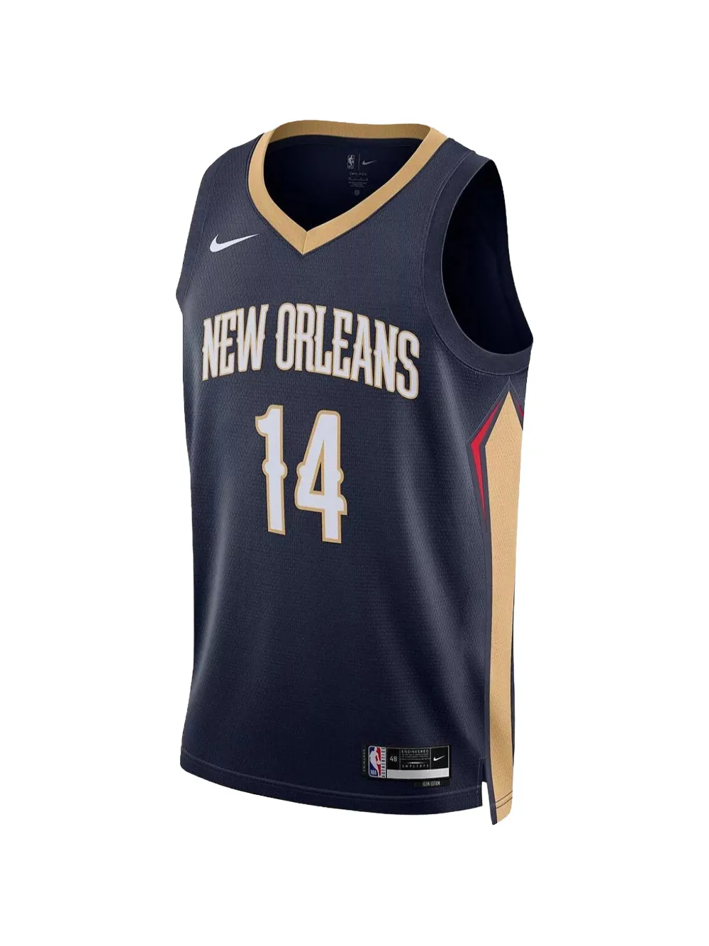 Nike Kids T-shirt NBA New Orleans Pelicans Ingram Statement - Blu