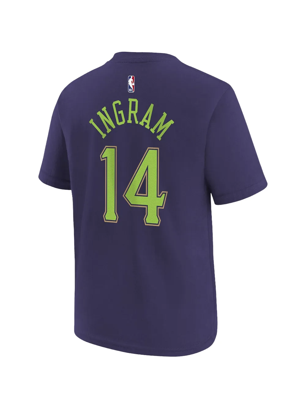 Nike Kids NBA Pelicans Ingram 24 25 City Edition T-shirt Paars