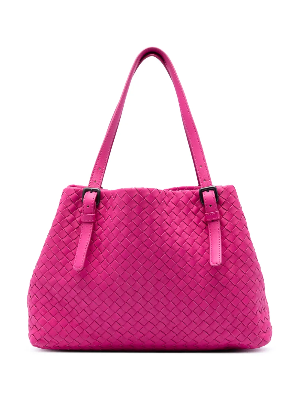 Bottega Veneta Pre-Owned 2012-2026 Medium Nappa Intrecciato Cesta tote bag - Rosa