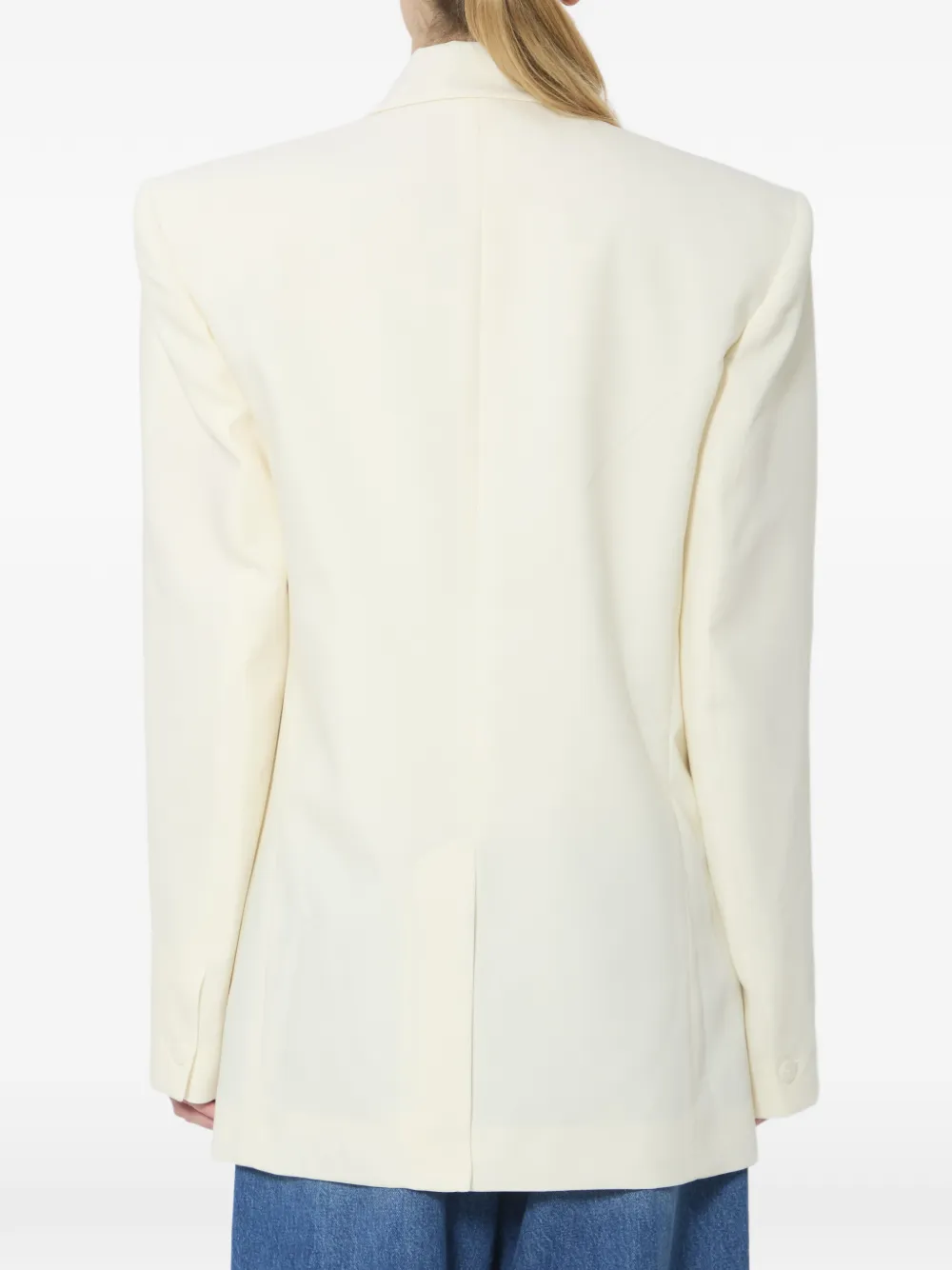 The Frankie Shop Monterey blazer met dubbele rij knopen Wit