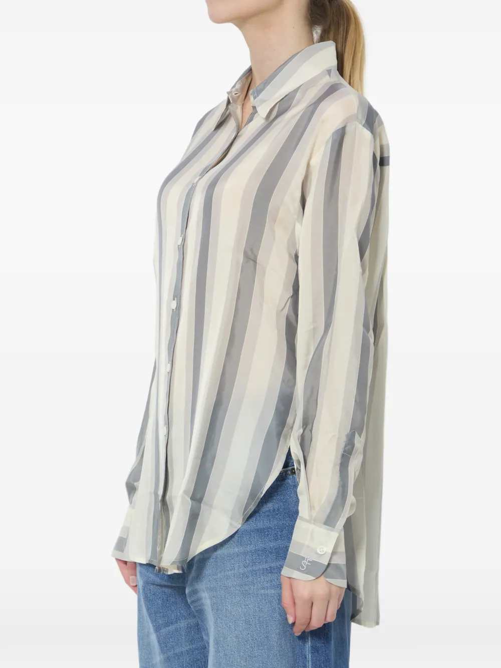 The Frankie Shop Peri blouse Wit