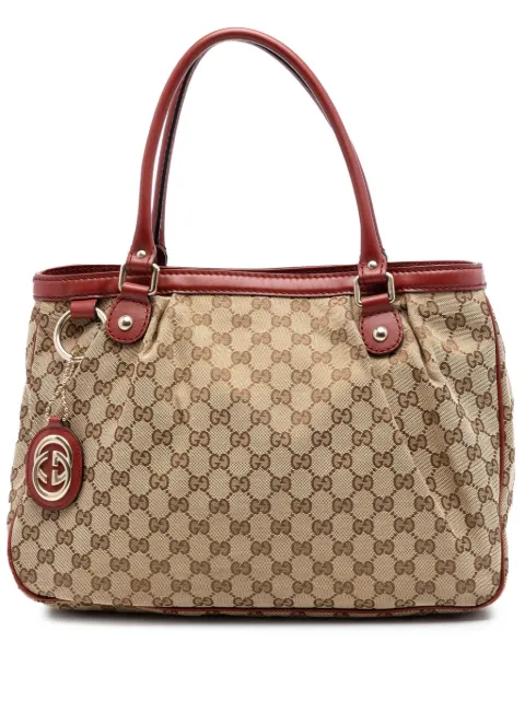 Gucci Pre-Owned 2016-2026 GG Sukey canvas shopper