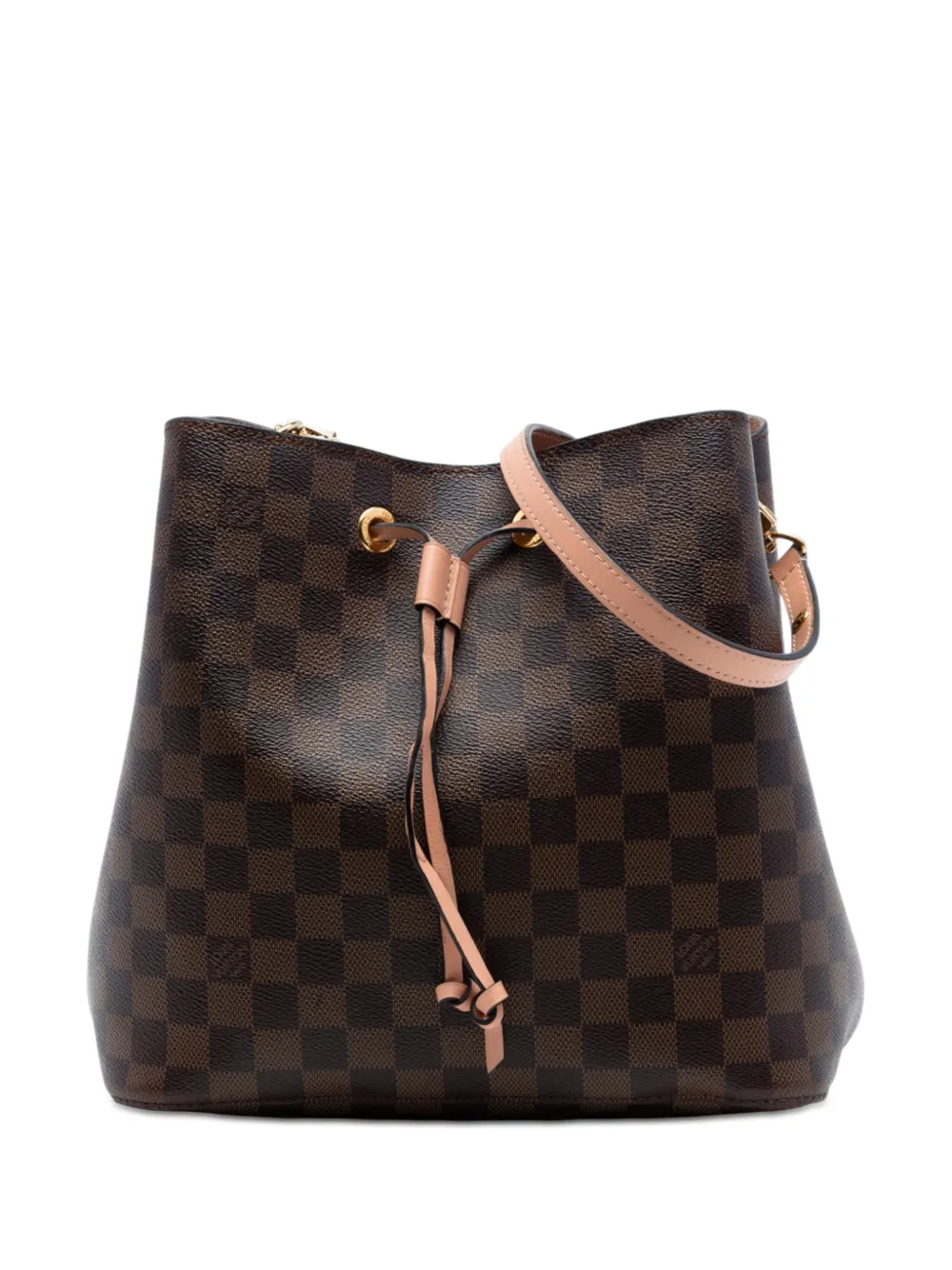 Louis Vuitton Pre-Owned 2020 Damier Ebene NeoNoe MM bucket bag - Braun