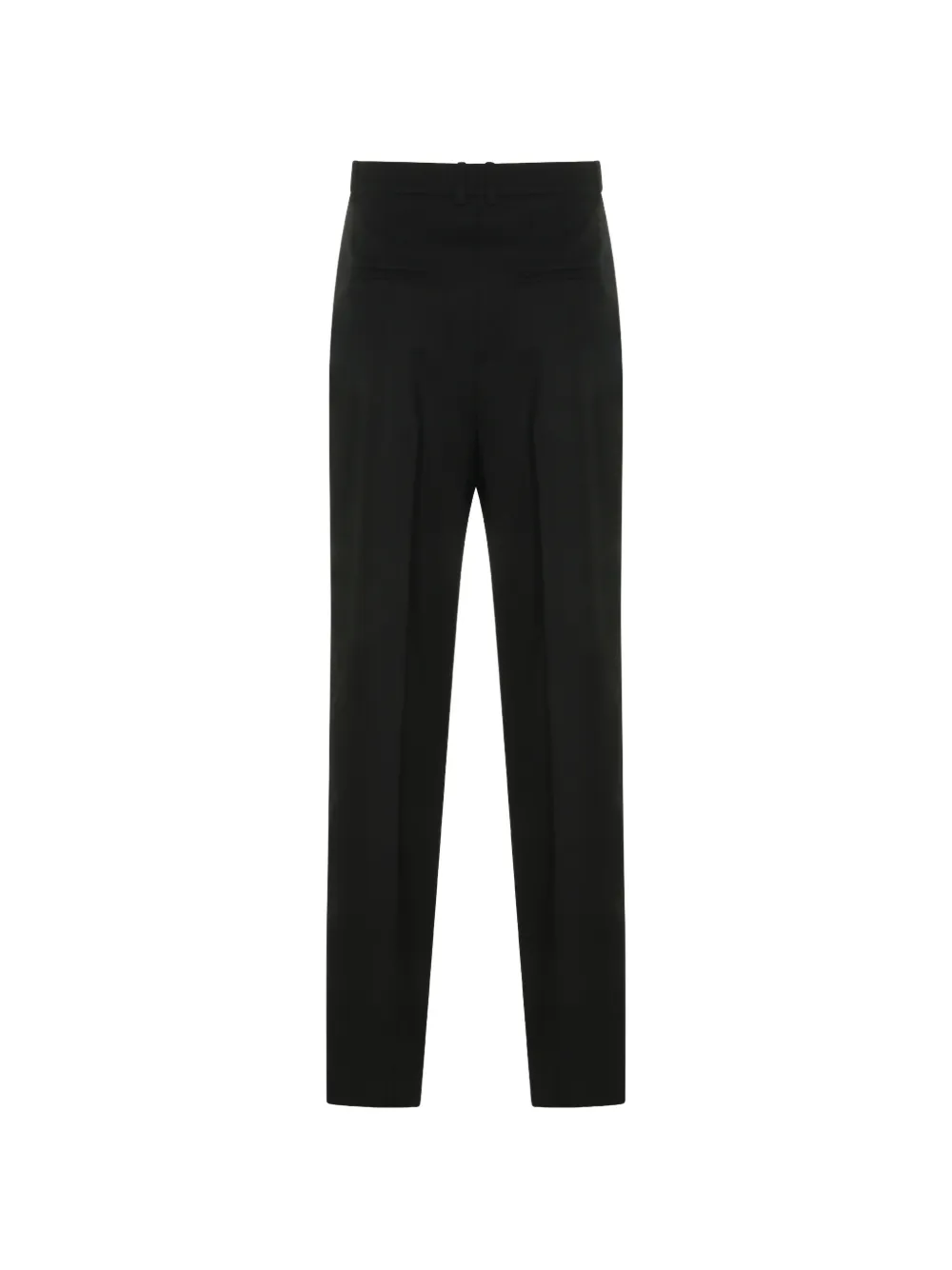 Saint Laurent Broek met riemlussen Zwart