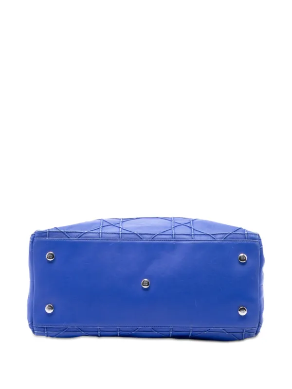 Christian Dior Pre-Owned 2013 Medium Lambskin Cannage Polochon