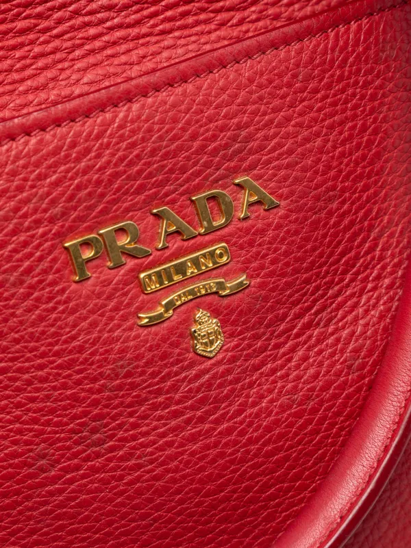 Prada Pre-Owned 2010-2026 ヴィッテロ ダイノ フロント ポケット