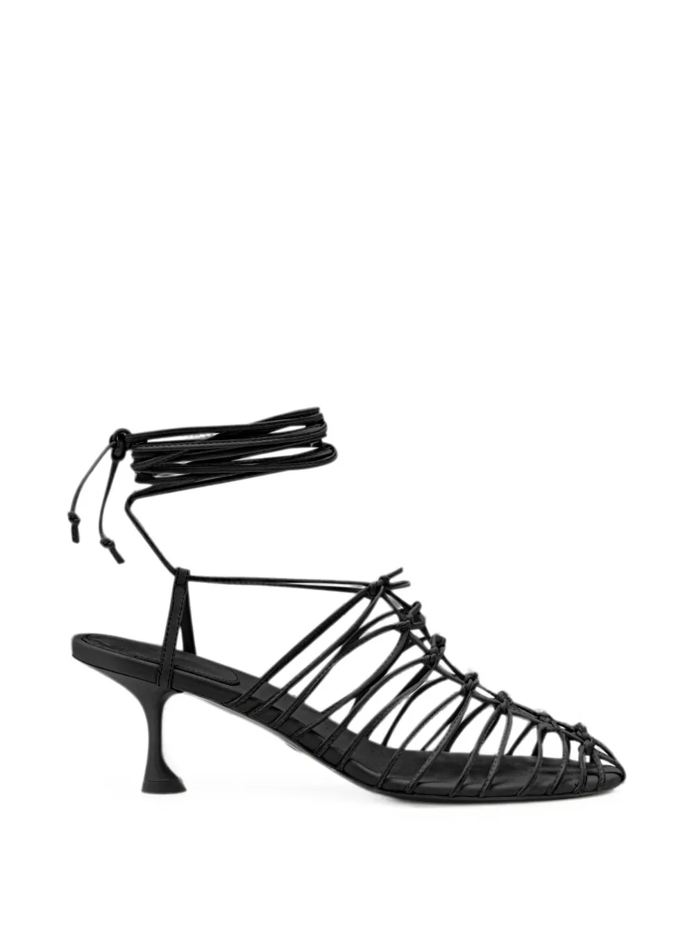 Proenza Schouler Tee Knot nappa sandalen Zwart