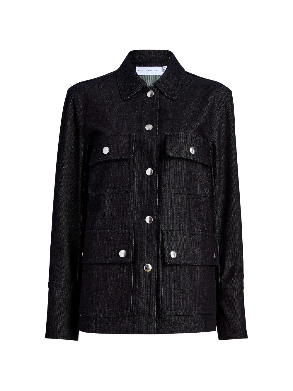 Proenza Schouler White Label Stella jacket in stretch twill - Blau