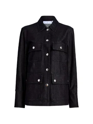 TOTEME Denim Overshirt Jacket | Blue | FARFETCH