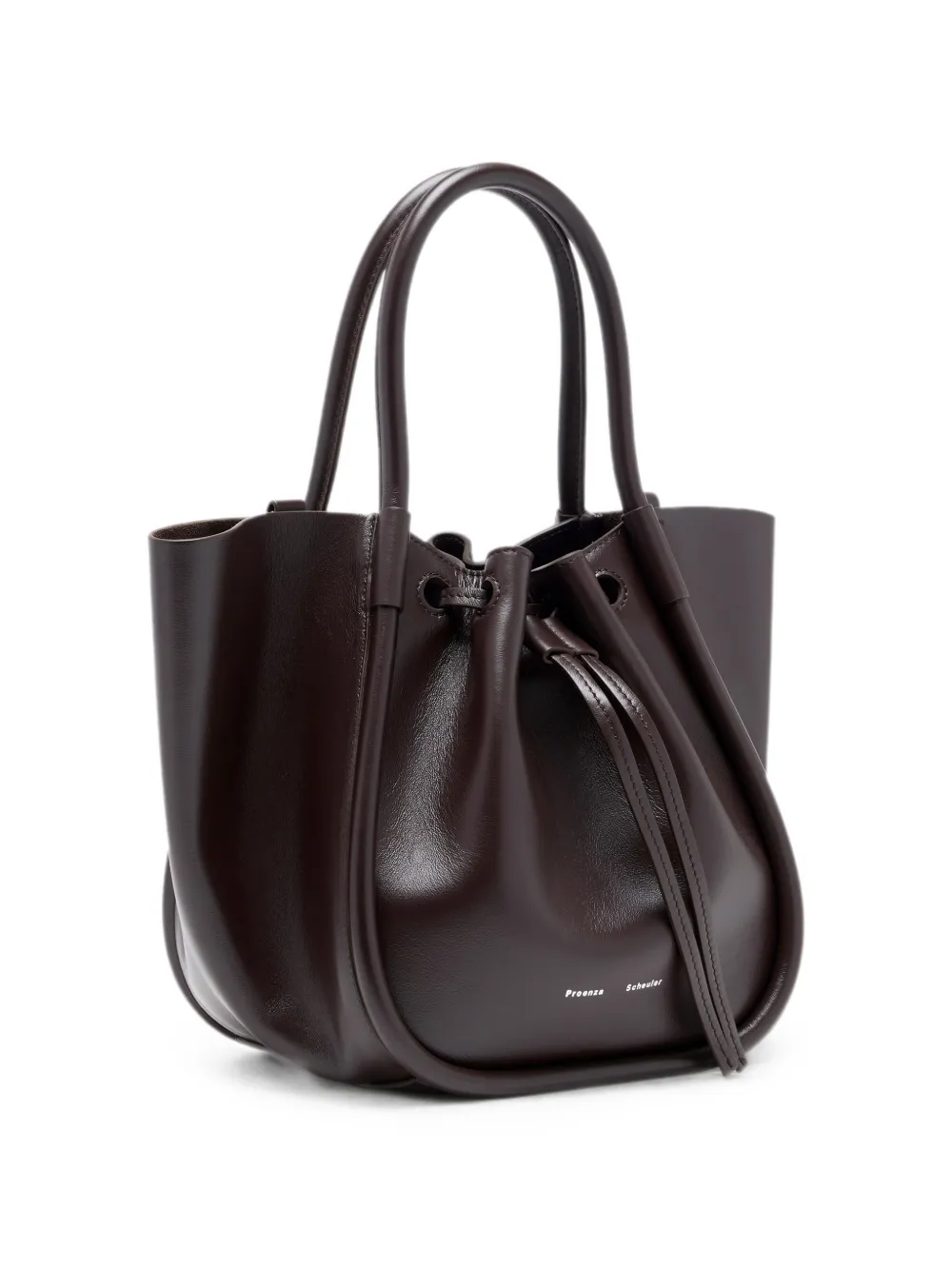 Proenza Schouler Shopper met ruches Bruin