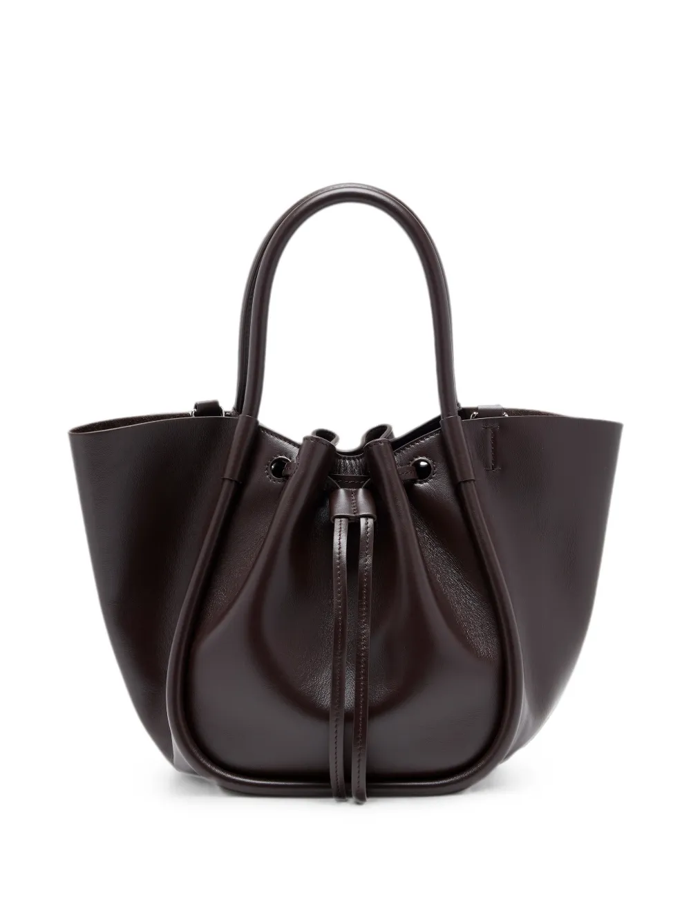 Proenza Schouler Shopper met ruches Bruin