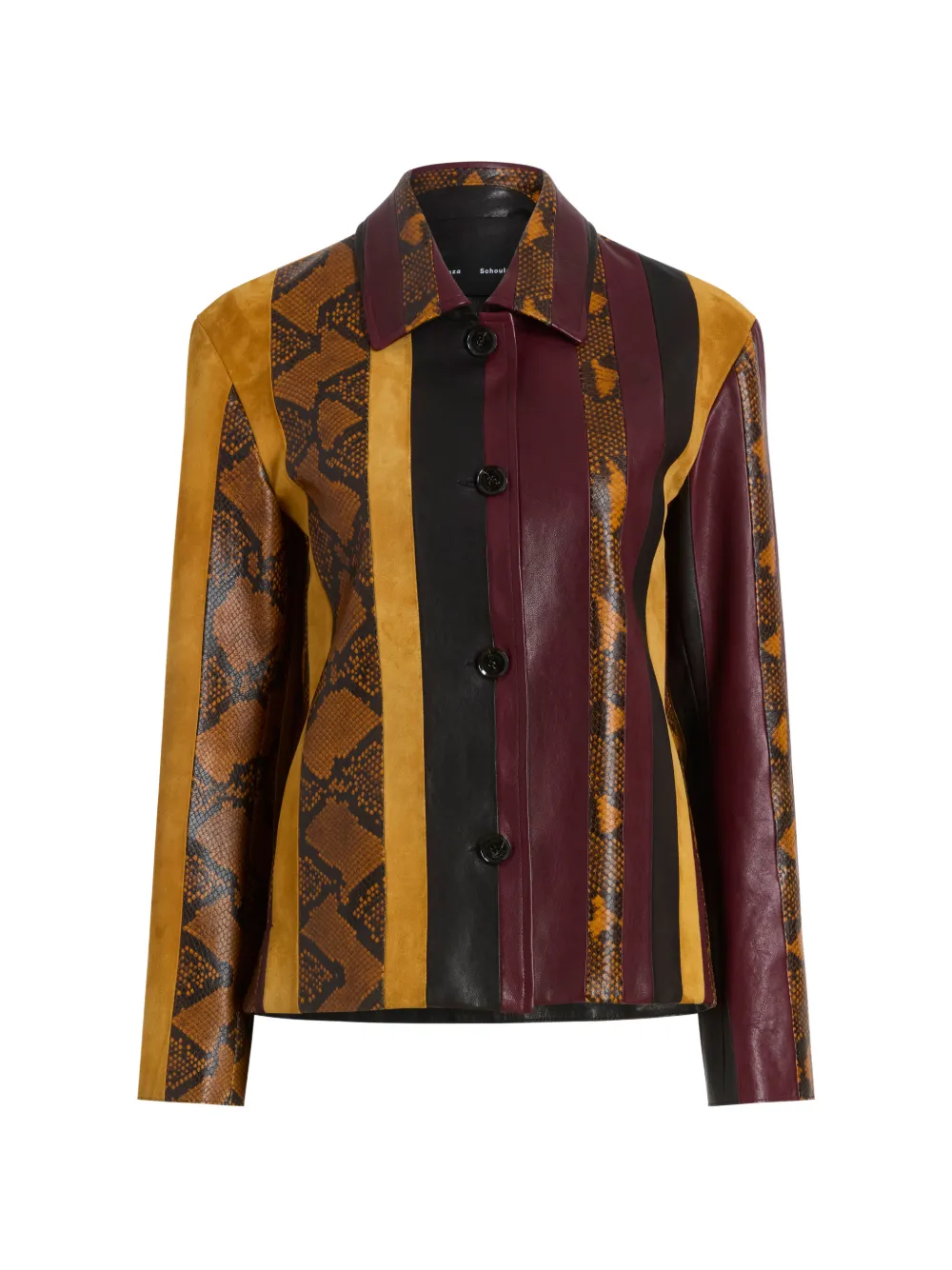 Proenza Schouler Giacca Sirine in pelle - Giallo