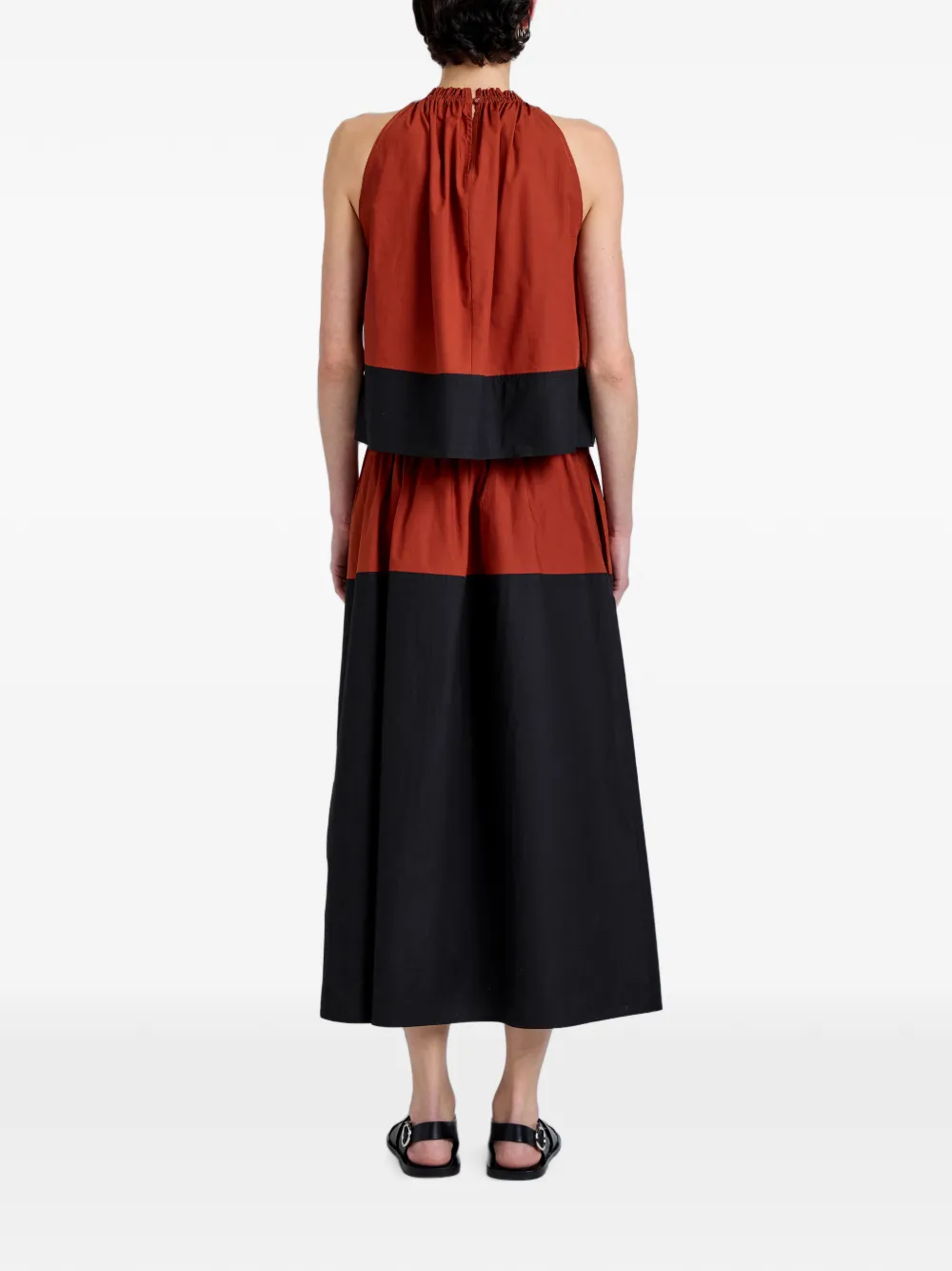 Proenza Schouler White Label Esme popeline top Bruin