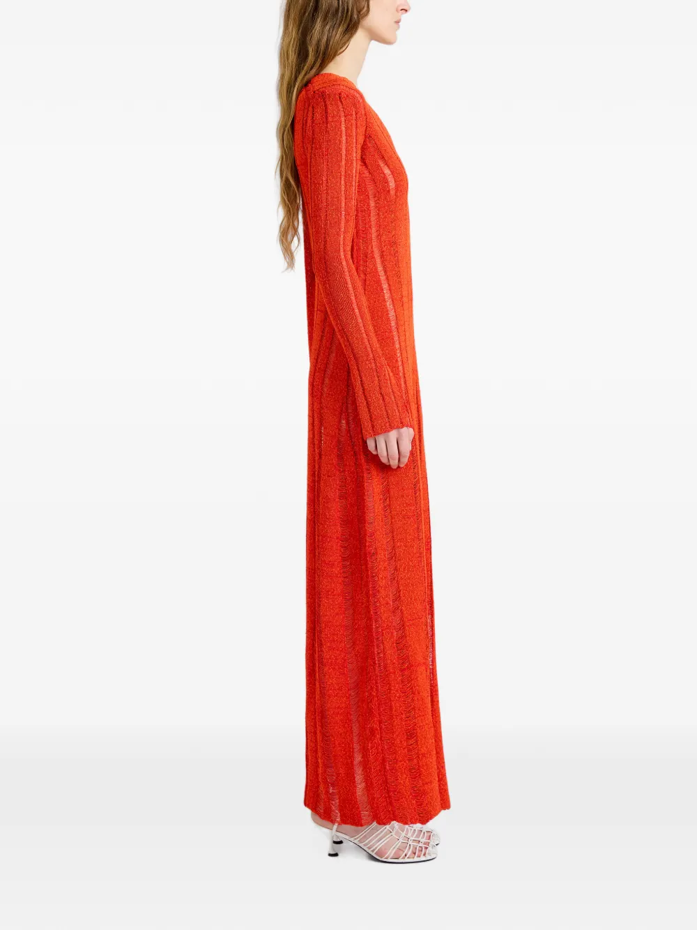 Proenza Schouler Maelle tweed jurk Rood