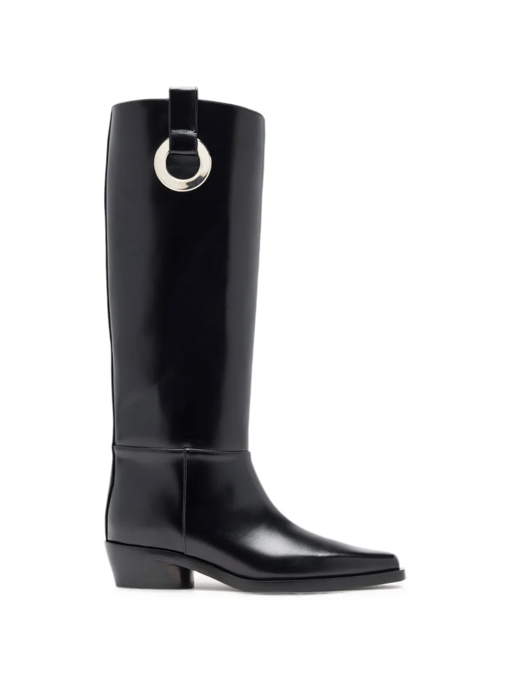 Proenza Schouler Bronco grommet knee high boots - Schwarz