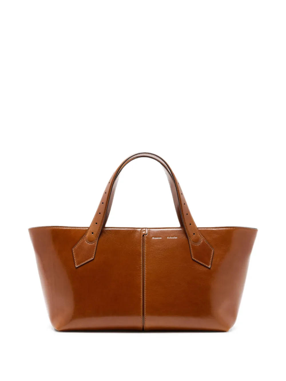 Proenza Schouler east west Chelsea tote in soft veg calf - Marrone