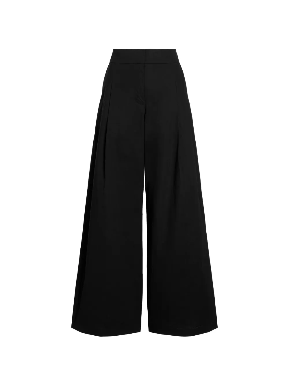 Proenza Schouler White Label Coralie pants in poplin - Nero