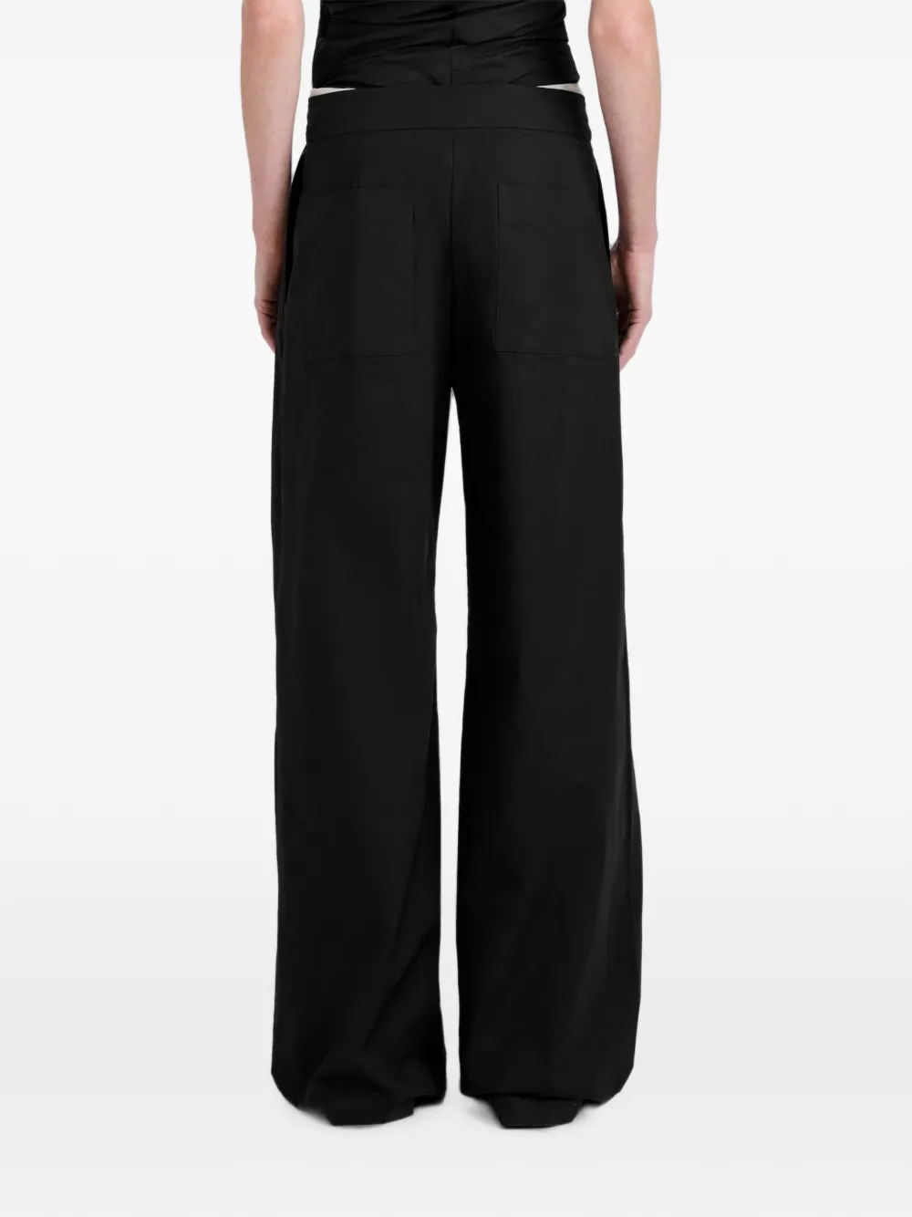 Proenza Schouler White Label Coralie popeline broek Zwart