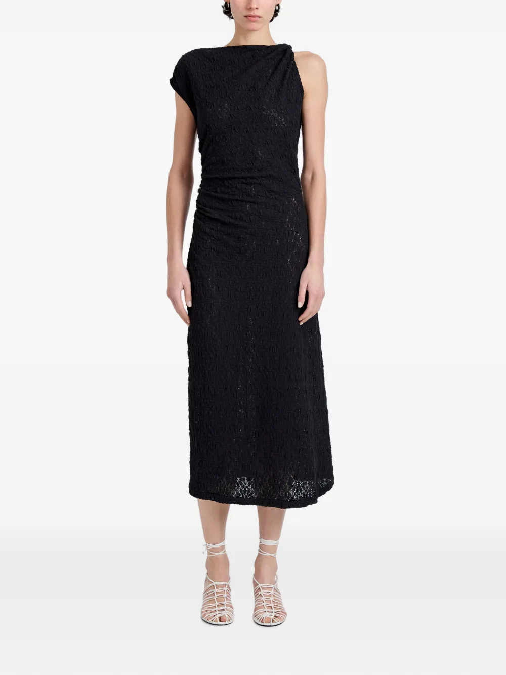 Proenza Schouler White Label Astra jurk van stretch-kant Zwart
