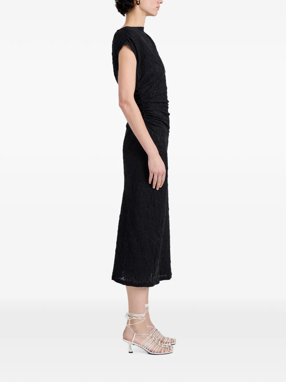 Proenza Schouler White Label Astra jurk van stretch-kant Zwart