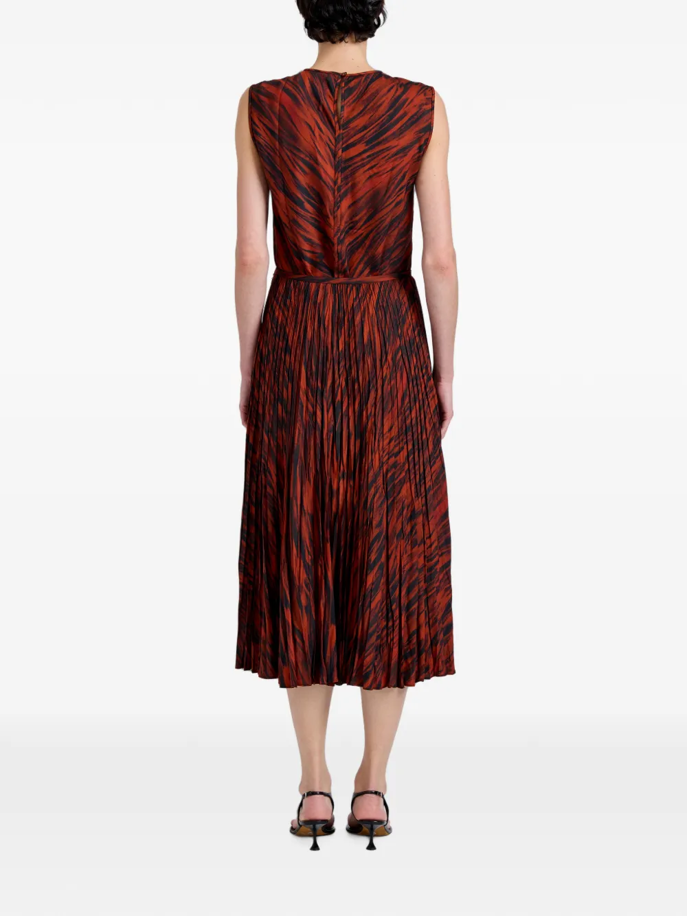 Proenza Schouler White Label Megan twill top met print Rood