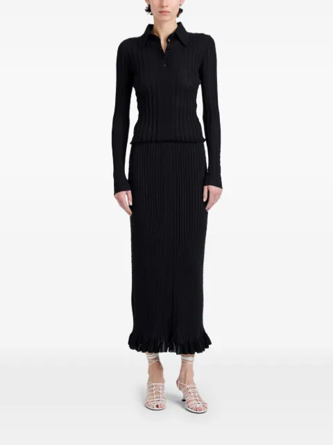 Proenza Schouler Monet skirt in fine bobble knit