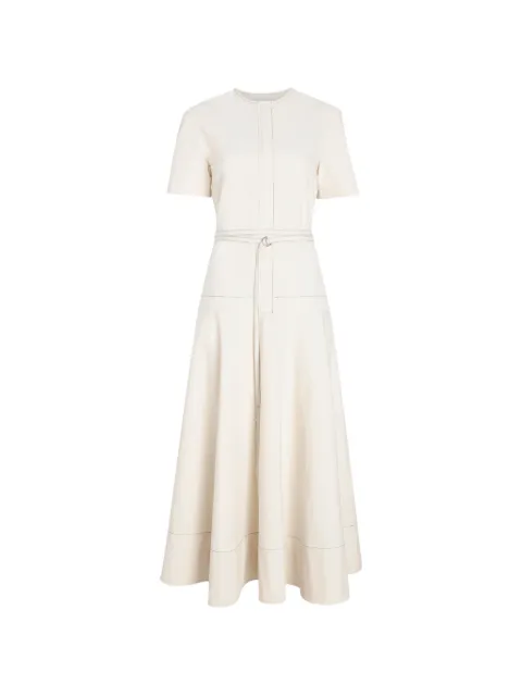 Proenza Schouler White Label Abito Elizabeth in misto cotone e lino