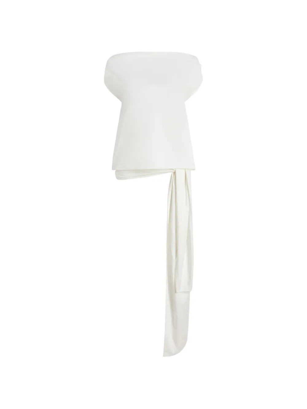 Proenza Schouler Zafira top in mercerized cotton jersey - Bianco