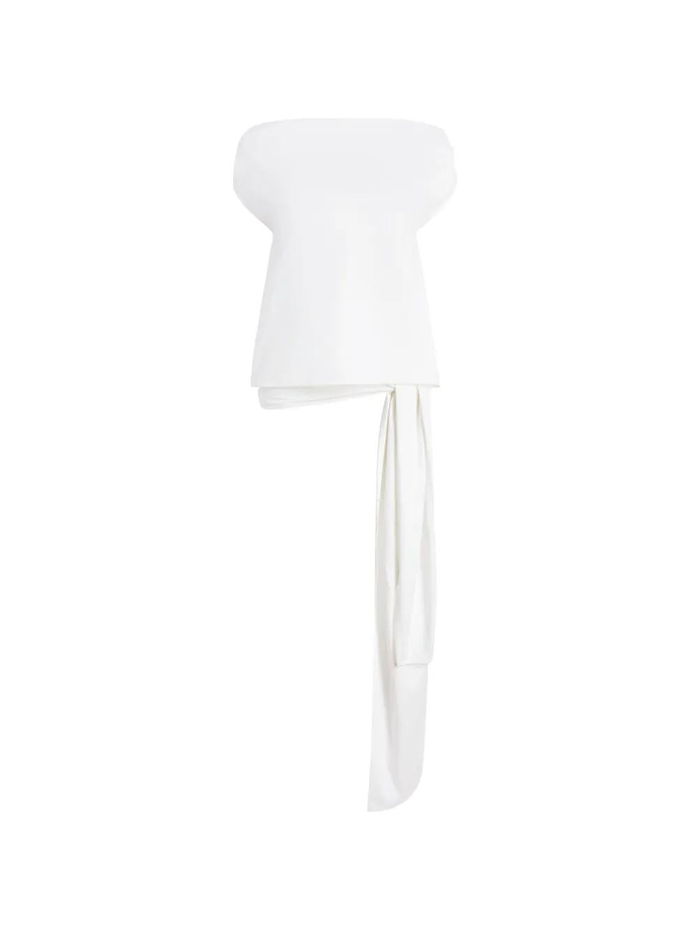 Proenza Schouler Zafira top in mercerized cotton jersey - Bianco