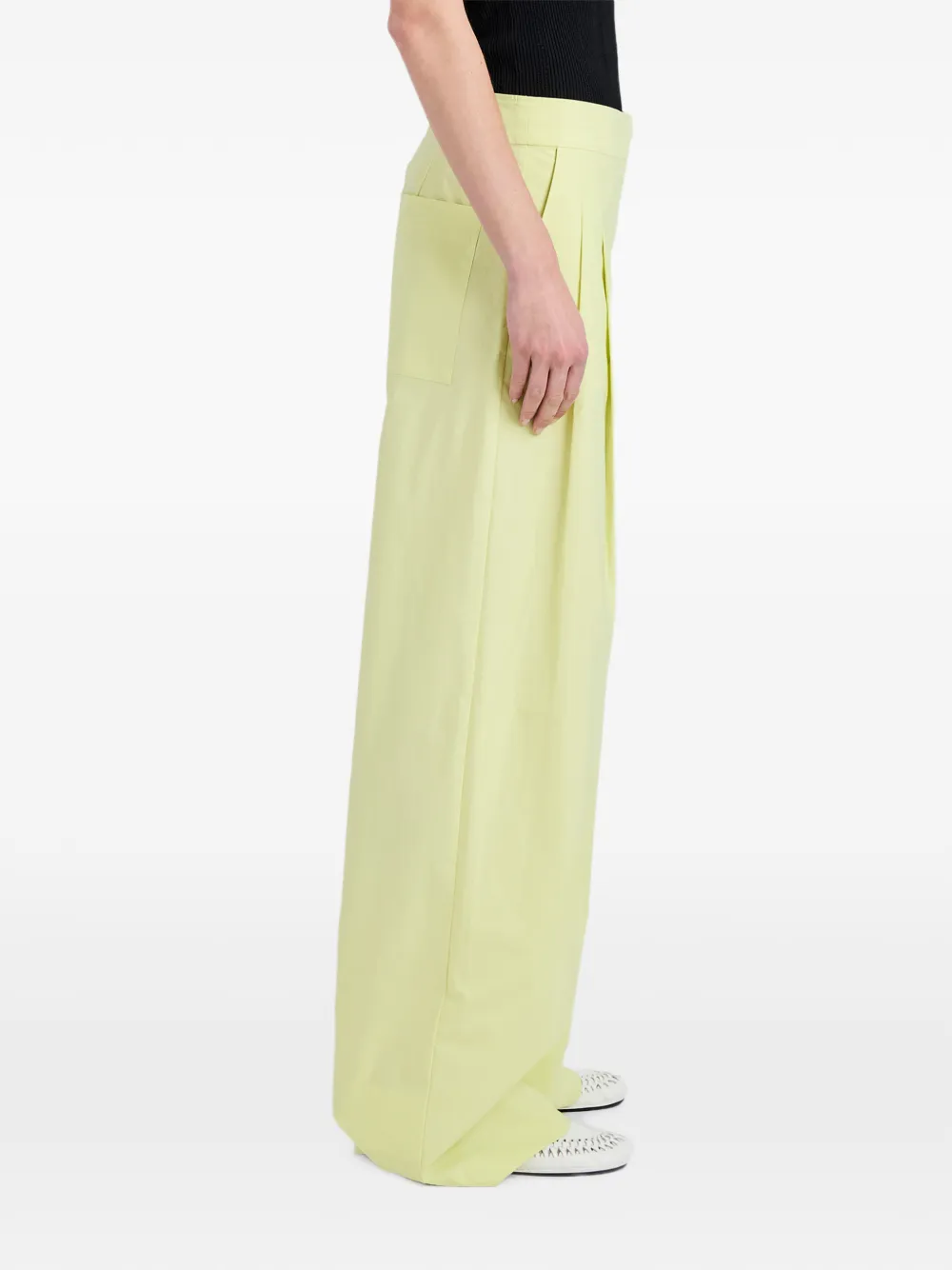 Proenza Schouler White Label Coralie popeline broek Geel